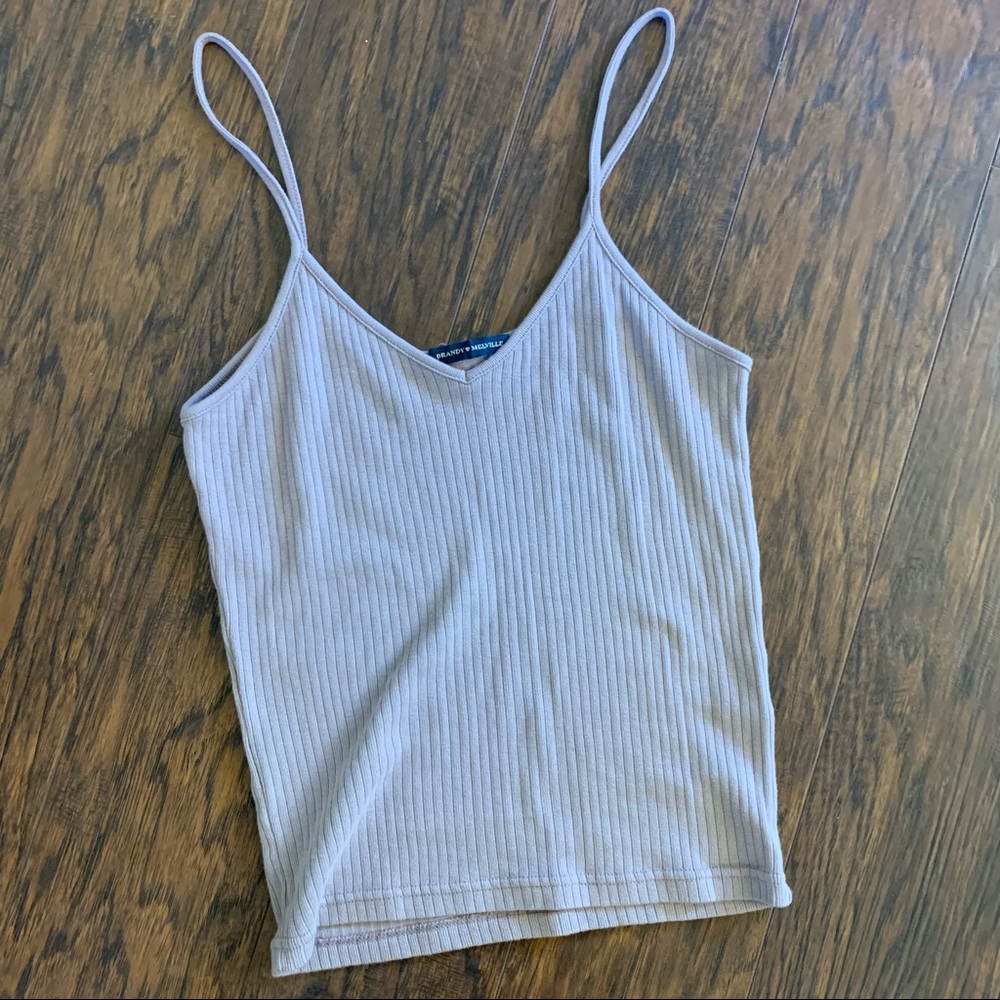 Brandy Melville Ribbed Baby Tank